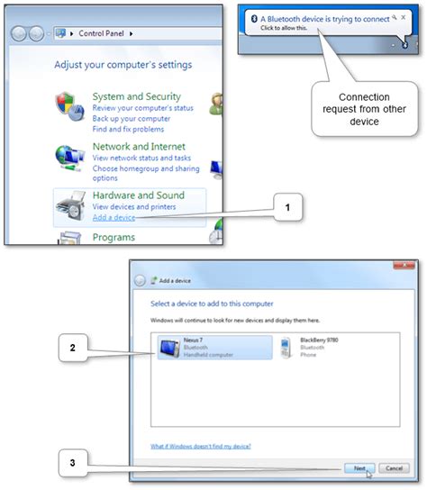 Connect Bluetooth on PC, laptop or netbook in Windows