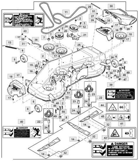 John Deere Mower Deck BG20945 - 54" Complete Mower Deck