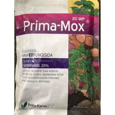 Jual FUNGISIDA PRIMA MOX 20WP Simoksanil 20 400gram Shopee Indonesia