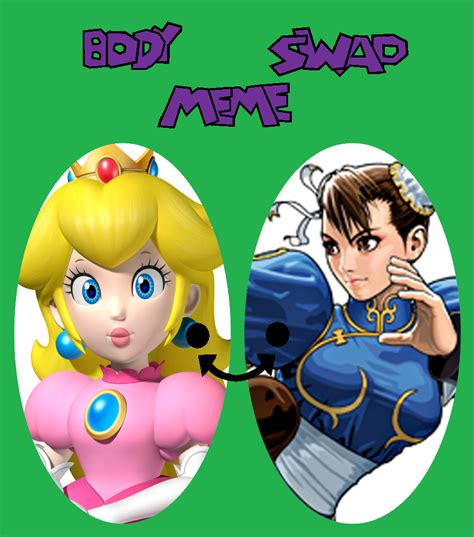 Princess Peach Chun Li Body Swap By Sonicpal On Deviantart