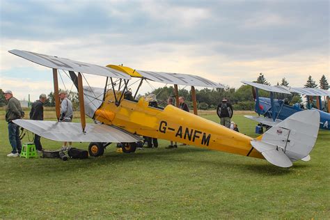 G Anfm G Anfm De Havilland Dh A Tiger Moth At Popham Flickr