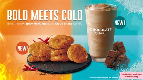 Mcdo Brings Back Shakes Launches Spicy Chicken Nuggets