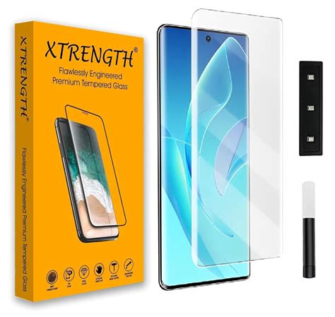 XTRENGTH Advanced Borderless Curved Uv Tempered Glass Screen Protector