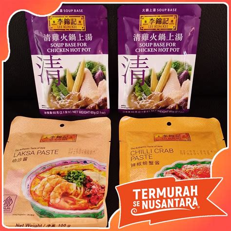 Jual Lee Kum Kee Soup Base For Chicken Hot Pot Gr Shopee Indonesia