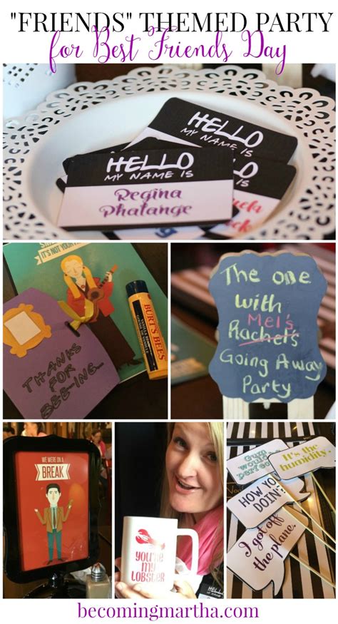 Friends Themed Party or Luncheon Ideas: Favors, Decor, and More