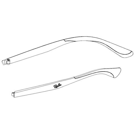 Zauszniki do Ray-Ban rb 6428 kol. 2995 - komplet