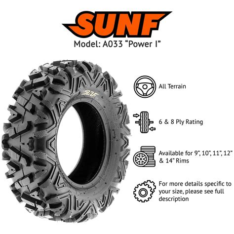 Sunf Power I Atv Utv All Terrain Tire X Front X Rear