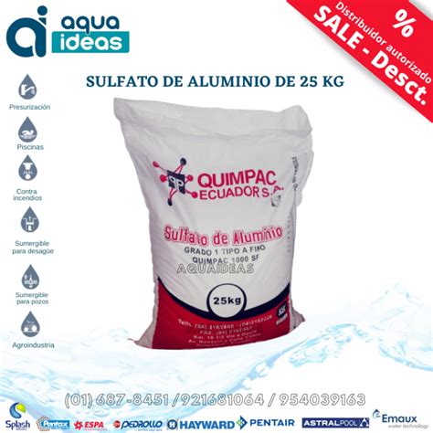 Sulfato De Aluminio Kg Aquaideas