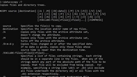 Xcopy Command Examples Options Switches And More Citizenside