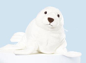 Plush White Seal from Stuffed Ark