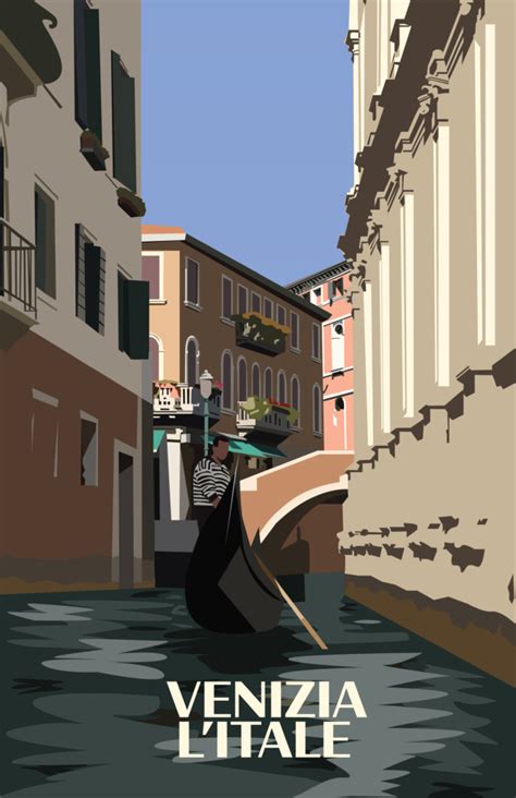 Venice Travel Poster