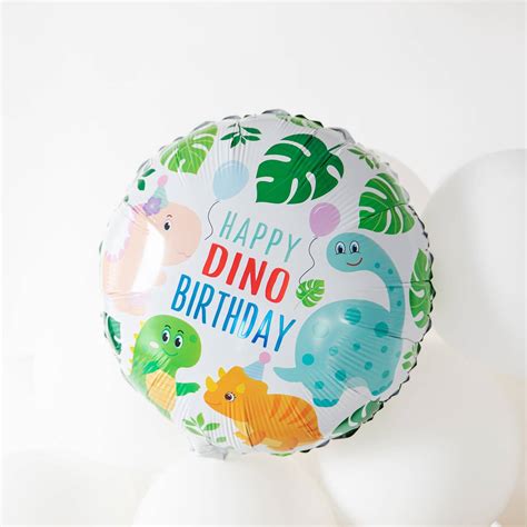 Folienballon Happy Dino Birthday Dinosaurs 46 Cm Folienballons