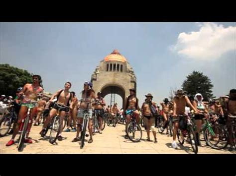 World Naked Bike Ride Ciudad de México 2014 Quadratín CDMX