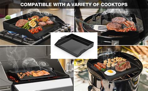 Onlyfire Universal Enamelled Cast Iron Griddle Bbq Flat Top Griddle