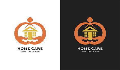 home care logo design elements 3551724 Vector Art at Vecteezy