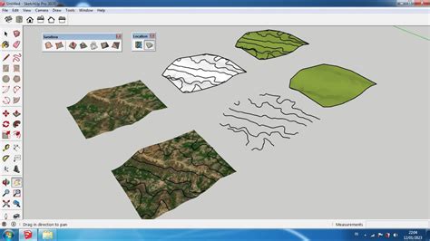 Cara Membuat Kontur Di Sketchup Secara Otomatis Dengan Tool Location