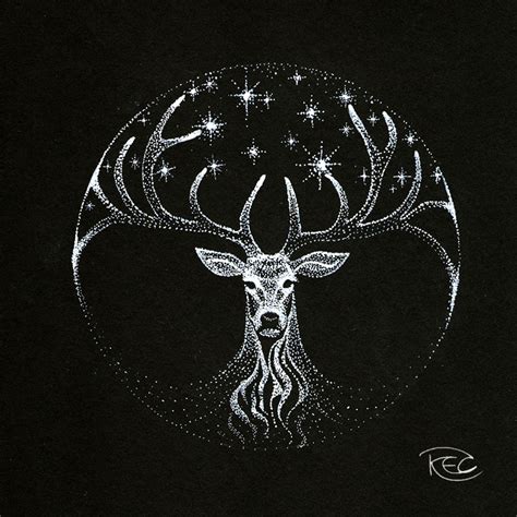 The White Stag by KettleQuill on DeviantArt