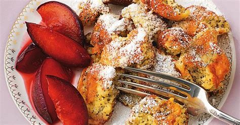 Mohnschmarrn Mit Zwetschgenr Ster Zwetschgenr Ster Zwetschgen Rezepte