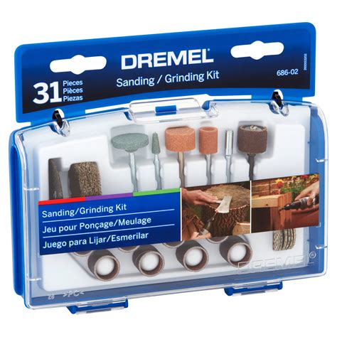 Dremel 686-02 Sanding/Grinding Rotary Tool Mini Accessory Kit | eBay