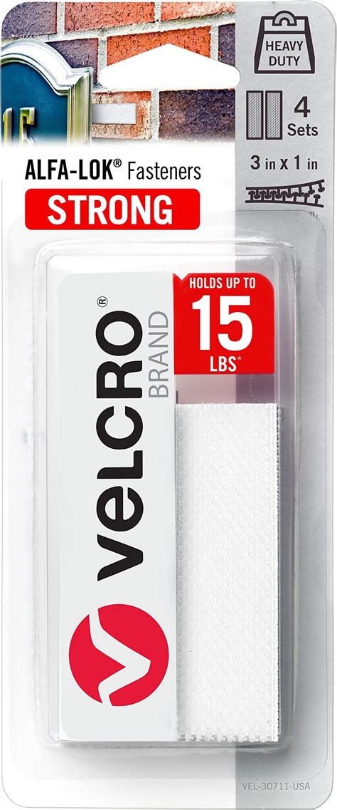 Velcro Brand Toll Tag Mounting Strips With Adhesive Snap Lock