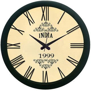 Buy Ae World India New Vintage Wall Clock With Glass 12X12 Inches