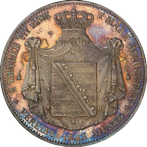 German States Saxe Altenburg 2 Thaler Km 20 Prices And Values Ngc