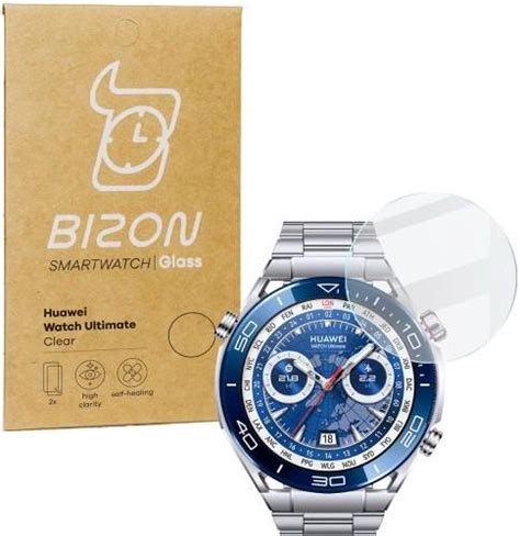 Szk O Hartowane Bizon Glass Clear Do Huawei Watch Ultimate Opinie I