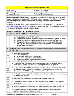 Fillable Online Nrcs Usda Cap Checklist Natural Resources