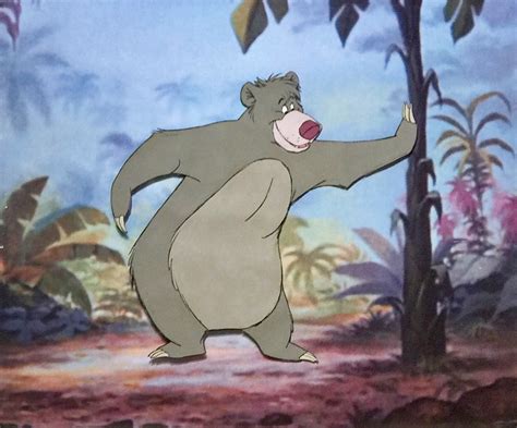 Animation Collection Original Production Animation Cel Of Baloo The