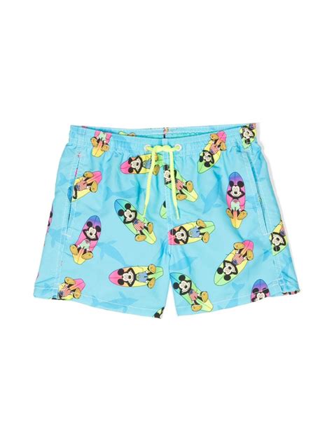 Mc2 Saint Barth Kids Disney Print Swim Shorts Farfetch