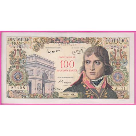 France Etat Sup Francs Surcharg Nouveaux Francs Napol On