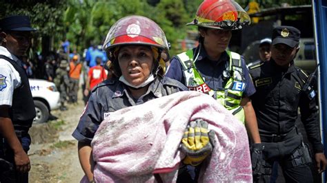 Dodental Aardverschuiving Guatemala Opgelopen Naar Nu Het