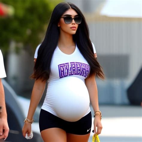 Mealy Rook168 Very Pregnant Madison Beer Volleyball Shirt Hands On