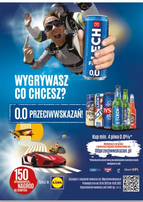 Konkurs Wygrywasz co chcesz 0 0 przeciwwskazań Lidl 18 e