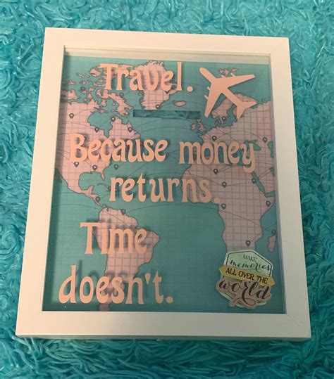 Travel Money Holder Shadow Box Etsy