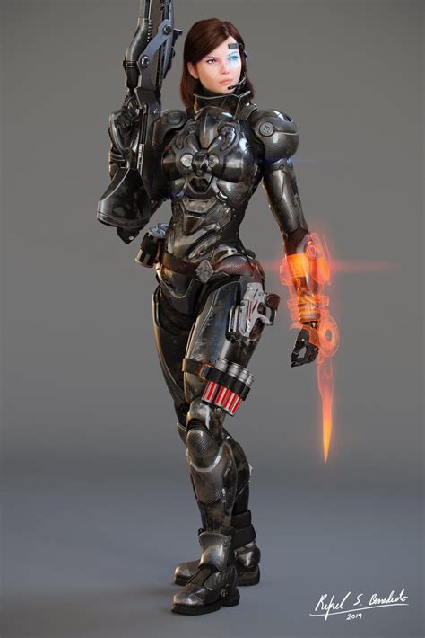 These Amazing Renders Of A Custom Femshep Rmasseffect