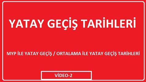 2024 YATAY GEÇİŞ BAŞVURU TARİHLERİ 2 MYP İLE YATAY GEÇİŞ TARİHLERİ