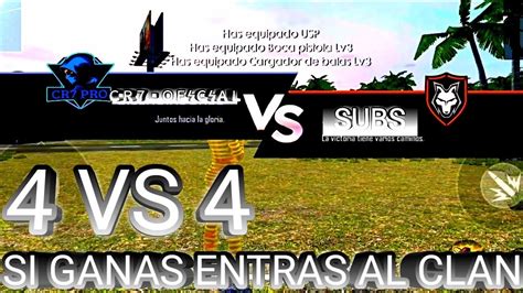 Directo Vs Si Nos Ganas Entras Al Clan Youtube