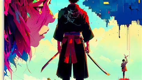 Um Cartaz Para O Filme O Filme O Ltimo Samurai Foto Premium