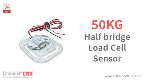 50kg Half Bridge Load Cell Sensor Datasheet Hub