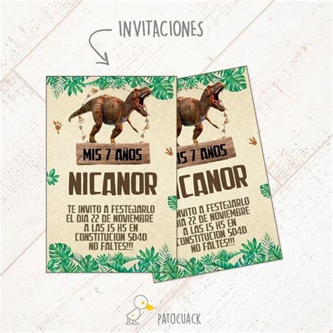 Kit Imprimible Dinosaurios Mercadolibre