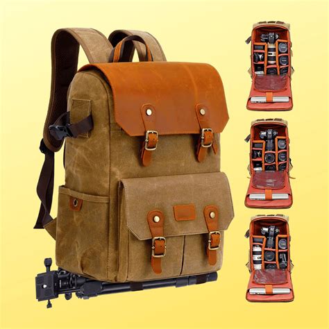 Luxury & Durability: The Ultimate Leather Camera Backpack