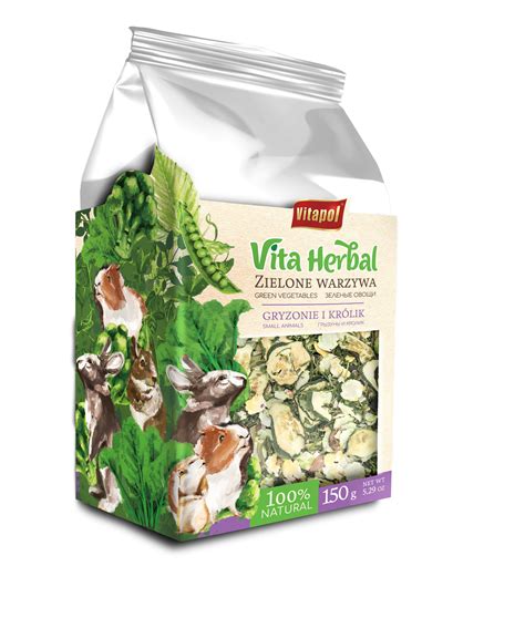 Vita Herbal Przek Ska Zielone Warzywa Dla Gryzoni I Kr Lika G Vitapol