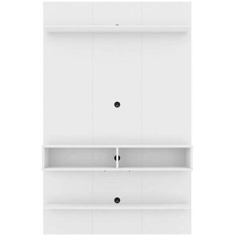 Libra Long Floating 45.35 Wall Entertainment Center with Overhead Shelf ...