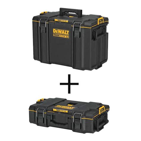 DEWALT Toughsystem 2 0 22 In Extra Large Tool Box And 2 0 Small Tool