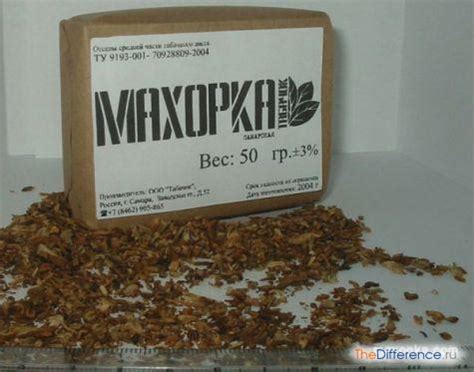Чем отличается табак от махорки