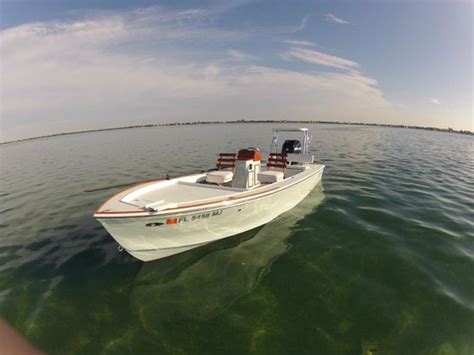 20 Foot Willy Roberts Skiff Flats Boat Picture Of Compass Rose