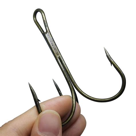 10pcs 120 Treble Hooks Bronze Saltwater Fishing Hook Sea Triple Hooks