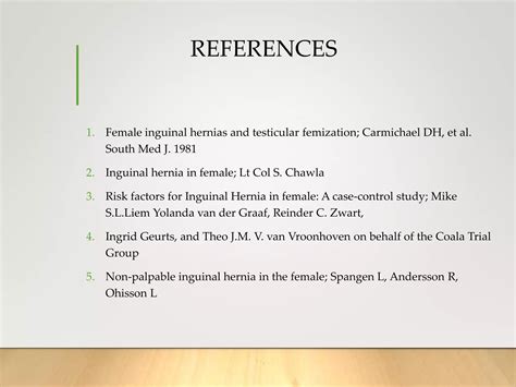 Female Inguinal Hernia Case Presentation Pptx