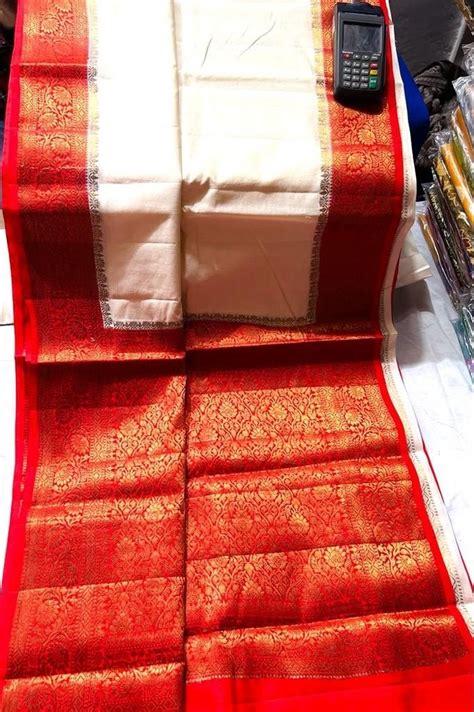 M Separate Blouse Piece Festive Wear Banarasi Chiniya Silk Sarees